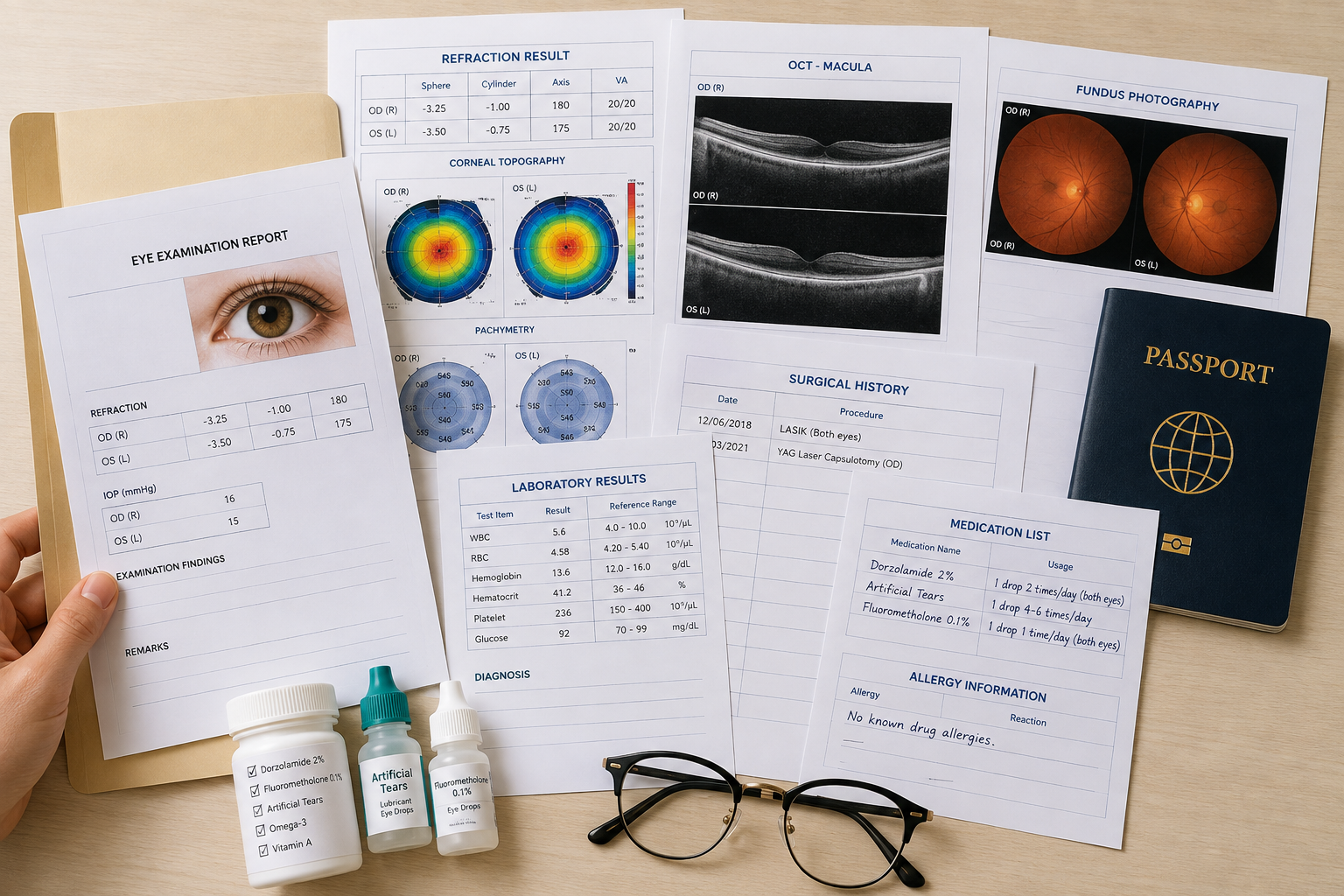 What preparations do international patients need to make before coming to Vietnam for eye treatment?